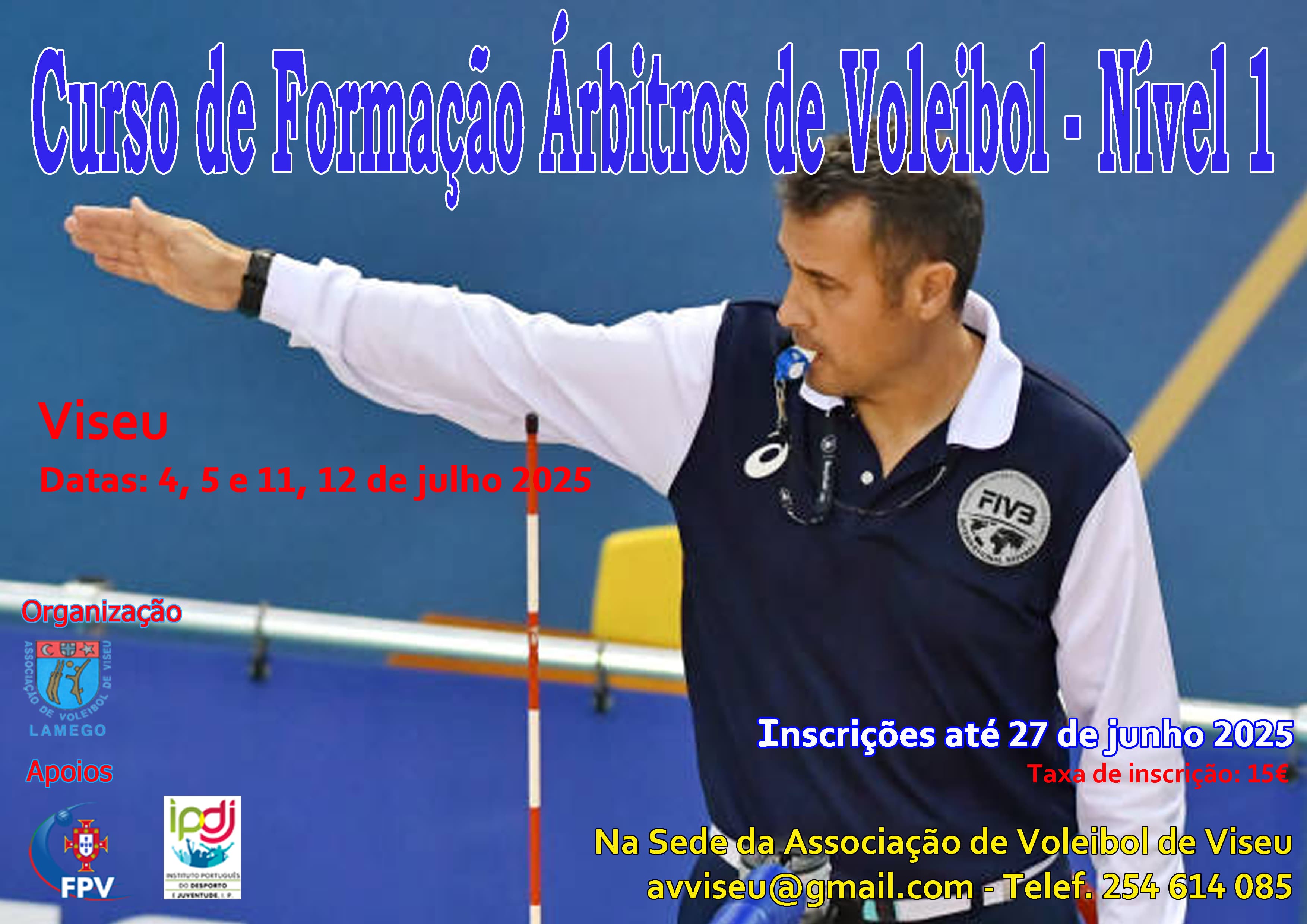 Curso de Árbitros de Voleibol - Nível 1