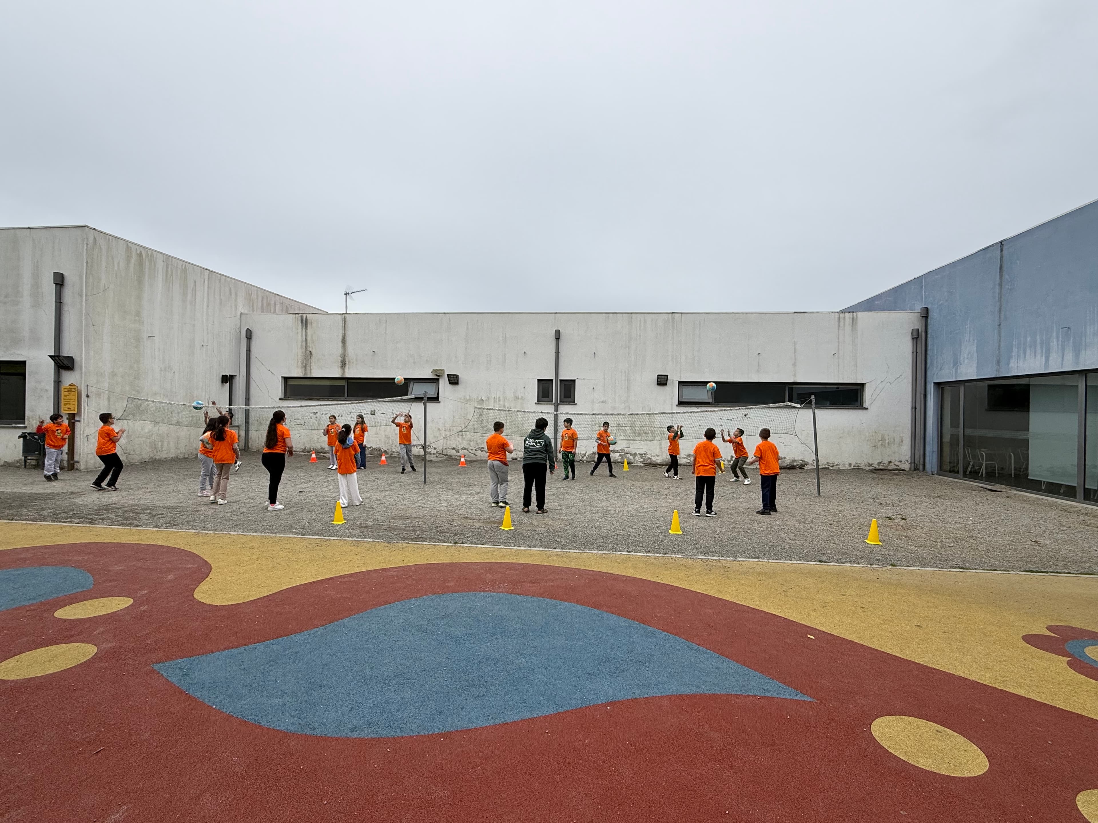 Atividade Gira Volei Centro Escolar Sátão
